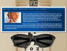 Tablet Screenshot of opticssoho.com